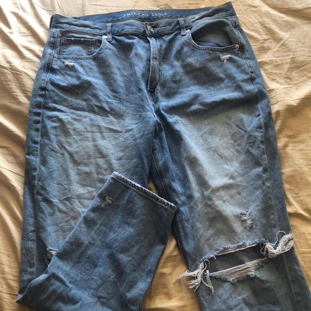 high rise mom jeans